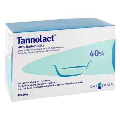 Tannolact 40% Badezusatz Beutel 40X10 g von Galderma Laboratorium GmbH PZN 03669399