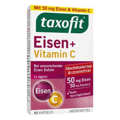 taxofit Eisen + Vitamin C 40 stk von MCM KLOSTERFRAU Vertr. GmbH PZN 18399741