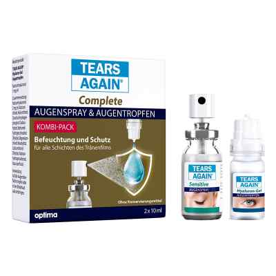 Tears Again Complete Augenspray & Augentropfen 2X10 ml von OPTIMA Pharmazeutische GmbH PZN 09937205