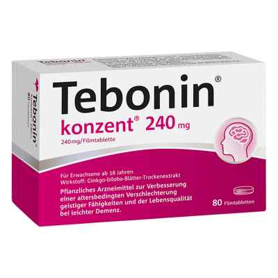 Tebonin konzent 240mg 80  von Dr.Willmar Schwabe GmbH & Co.KG PZN 02293816