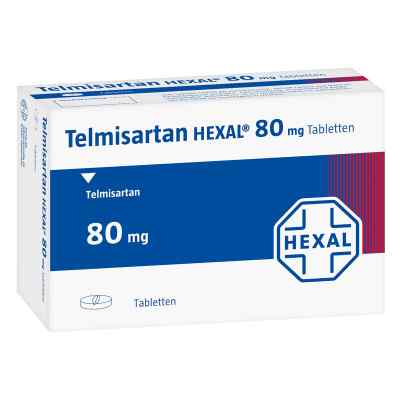 Telmisartan HEXAL 80mg 98 stk von Hexal AG PZN 08928345