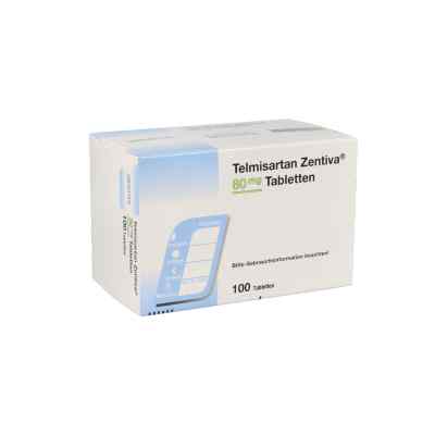 Telmisartan Zentiva 80mg 100 stk von Zentiva Pharma GmbH PZN 10353550