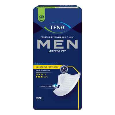 Tena Men Active Fit Level 2 Inkontinenz Einlagen 20 stk von Essity Germany GmbH PZN 17981746