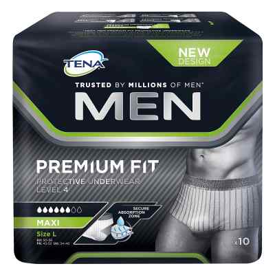 Tena Men Level 4 Premium Fit Prot.underwear Größe l 10 stk von Essity Germany GmbH PZN 12575102