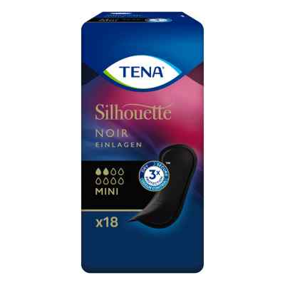 Tena Silhouette Einlagen mini noir 18 stk von Essity Germany GmbH PZN 15896982