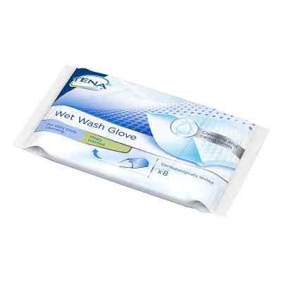 Tena Wet Wash Glove parfümiert 15x23 cm blau 8 stk von Essity Germany GmbH PZN 10061385