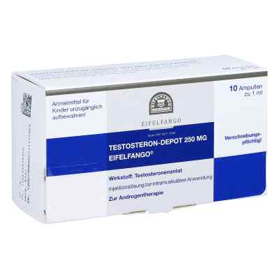 Testosteron depot 250 mg Eifelfango iniecto -lösung 10X1 ml von EIFELFANGO GmbH & Co. KG PZN 06333292