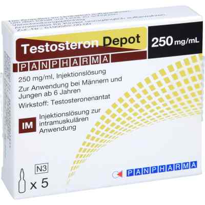 Testosteron Depot Panpharma 250 mg/ml iniecto -l.amp. 5X1 ml von Panpharma GmbH PZN 16200385