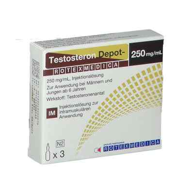 Testosteron depot Rotexmedica Injektionslösung 3X1 ml von Panpharma GmbH PZN 04905057