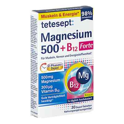 Tetesept Magnesium 500+b12 300 Μg Tabletten 30 stk von Merz Consumer Care GmbH PZN 18201294