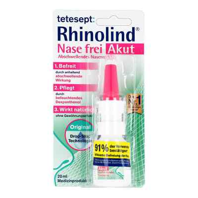 Tetesept Rhinolind Abschwellendes Nasenspray 20 ml von Merz Consumer Care GmbH PZN 07574655