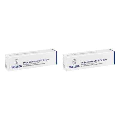 Thuja Occidentalis 10% Salbe 2x25 g von WELEDA AG PZN 08104305