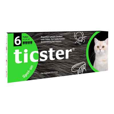 Ticster Plus Spot-on Lösung zum Auftropfen für Katzen bis 4kg 6X0.4 ml von O'ZOO GmbH PZN 16570165
