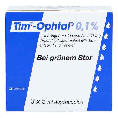 Tim-Ophtal 0,1% 3X5 ml von Dr. Winzer Pharma GmbH PZN 04828606
