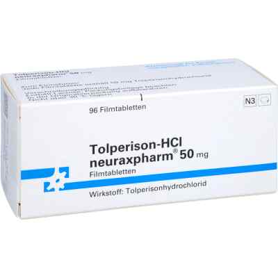 Tolperison Hcl neuraxpharm 50 mg Filmtabletten 96 stk von neuraxpharm Arzneimittel GmbH PZN 10786585