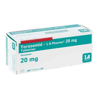 Torasemid-1A Pharma 20mg 100 stk von 1 A Pharma GmbH PZN 05007780