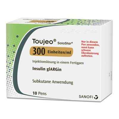 Toujeo 300 Einheiten/ml SoloStar 1,5ml Pen 10X1.5 ml von Sanofi-Aventis Deutschland GmbH PZN 10822447