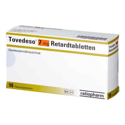 Tovedeso 7 mg Retardtabletten 98 stk von ratiopharm GmbH PZN 12448042