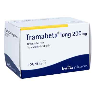 Tramabeta long 200 mg Retardtabletten 100 stk von betapharm Arzneimittel GmbH PZN 01313511