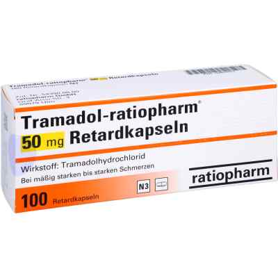 Tramadol-ratiopharm 50 mg Retardkapseln 100 stk von ratiopharm GmbH PZN 03931673