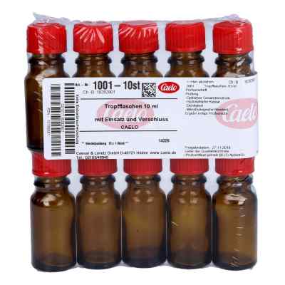 Tropfflasche 10 Ml Braun M.einsatz+verschluss 10 stk von Caesar & Loretz GmbH PZN 10189381
