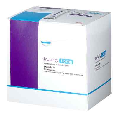 Trulicity 1,5 mg Injektionslösung i.e.Fertigpen 12 stk von LILLY DEUTSCHLAND GmbH PZN 10921557