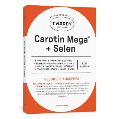 Twardy Carotin Mega + Selen Kapseln 60 stk von Astrid Twardy GmbH PZN 19831399