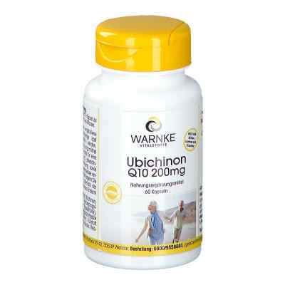 Ubichinon Q10 200 mg Kapseln 60 stk von Warnke Vitalstoffe GmbH PZN 12343716