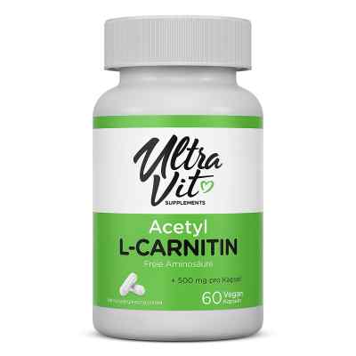 UltraVit Acetyl-L-Carnitine Kapseln 60 stk von VPlab SIA PZN 08107565