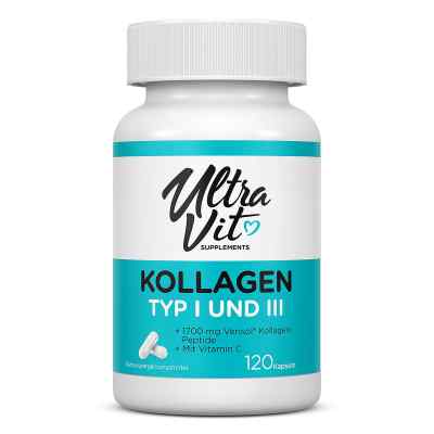UltraVit Collagen I&III Kapseln 120 stk von VPlab SIA PZN 08107568