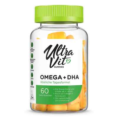 UltraVit Gummies Omega 3 + DHA Gummies 60 stk von VPlab SIA PZN 08107584