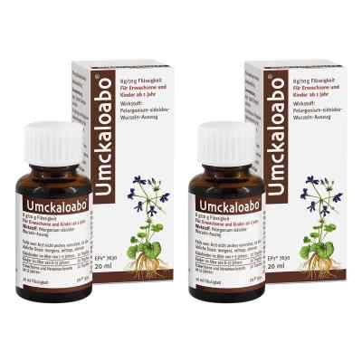 Umckaloabo 2x20 ml von Dr.Willmar Schwabe GmbH & Co.KG PZN 08102709