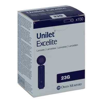 Unilet Excelite 23 G Lanzetten 100 stk von OWEN MUMFORD GmbH PZN 10353188