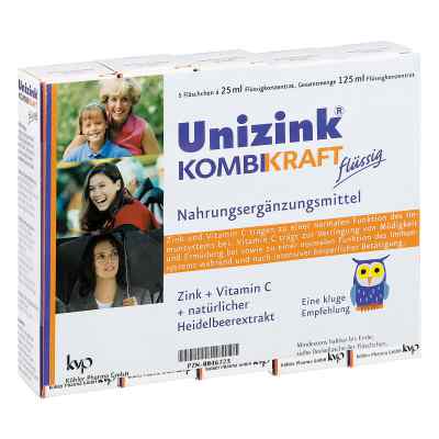 Unizink Kombikraft 5X25 ml von Köhler Pharma GmbH PZN 00046723