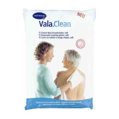 Valaclean soft Einmal Waschhandschuhe 15 stk von PAUL HARTMANN AG PZN 06865037
