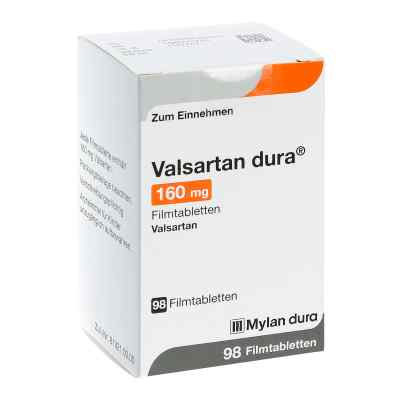 Valsartan dura 160mg 98 stk von Viatris Healthcare GmbH PZN 09239636