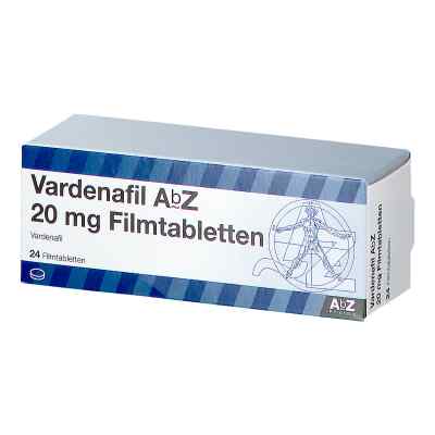 Vardenafil Abz 20 mg Filmtabletten 24 stk von AbZ Pharma GmbH PZN 14021997