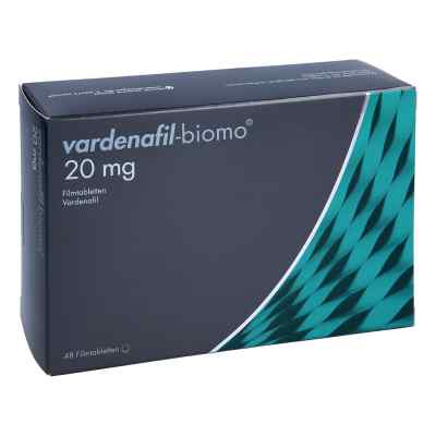 Vardenafil-biomo 20 mg Filmtabletten 48 stk von biomo pharma GmbH PZN 14413295