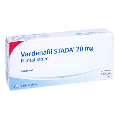 Vardenafil Stada 20 mg Filmtabletten 4 stk von STADAPHARM GmbH PZN 14053721