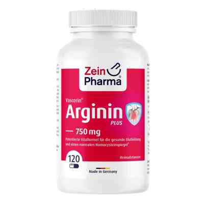 Vascorin® Arginin Plus Kapseln 750 mg 120 stk von ZeinPharma Germany GmbH PZN 11638220