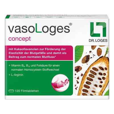 Vasologes Concept Filmtabletten 120 stk von Dr. Loges + Co. GmbH PZN 18677482