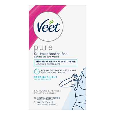 Veet Kaltwachs-streifen Bikinizone & Achseln 16 stk von Reckitt Benckiser Deutschland GmbH PZN 07768448