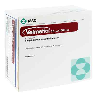 Velmetia 50mg/1000mg 196 stk von BERLIN-CHEMIE AG PZN 00089951