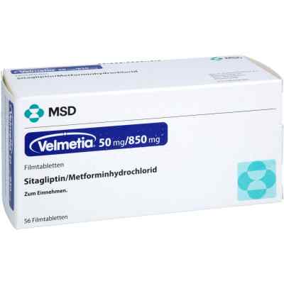Velmetia 50mg/850mg 56 stk von BERLIN-CHEMIE AG PZN 00089891