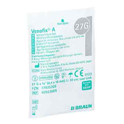 Venofix A Venenpunktionsb.27 G 0,4x16mm 30cm Grau 1 stk von B. Braun Melsungen AG PZN 17935309