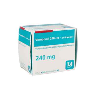 Verapamil 240 ret-1A Pharma 100 stk von 1 A Pharma GmbH PZN 04129541