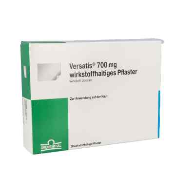 Versatis 700 mg wirkstoffhaltiges Pflaster 20 stk von GRüNENTHAL GmbH PZN 13232835