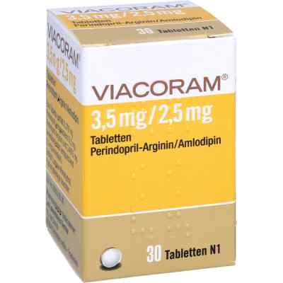 Viacoram 3,5 mg/2,5 mg Tabletten 30 stk von SERVIER Deutschland GmbH PZN 11194591