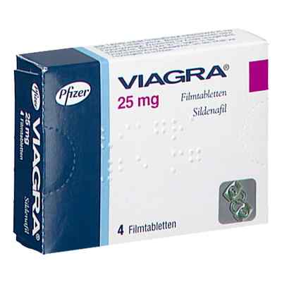 Viagra 25 mg Filmtabletten 4 stk von Viatris Healthcare GmbH PZN 08906763