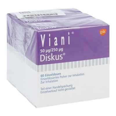 Viani 50μg/250μg Diskus 3X60 stk von GlaxoSmithKline GmbH & Co. KG PZN 03180793